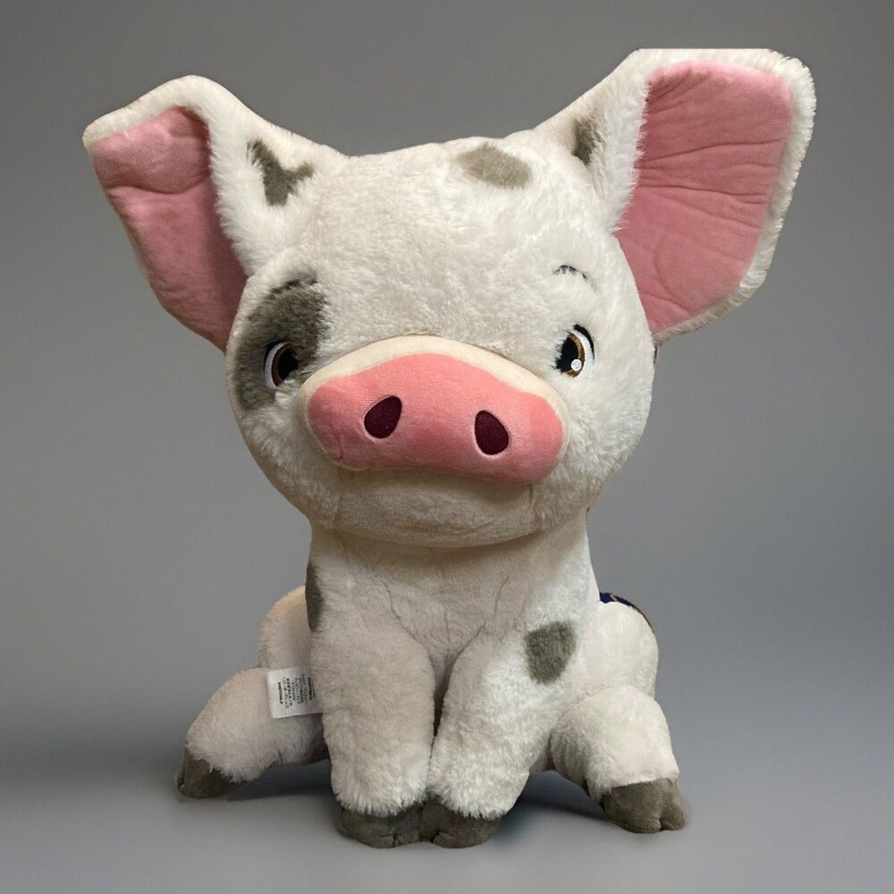 Disney Store Moana Pet PUA Large Jumbo Plush Stuffed Animal Pig